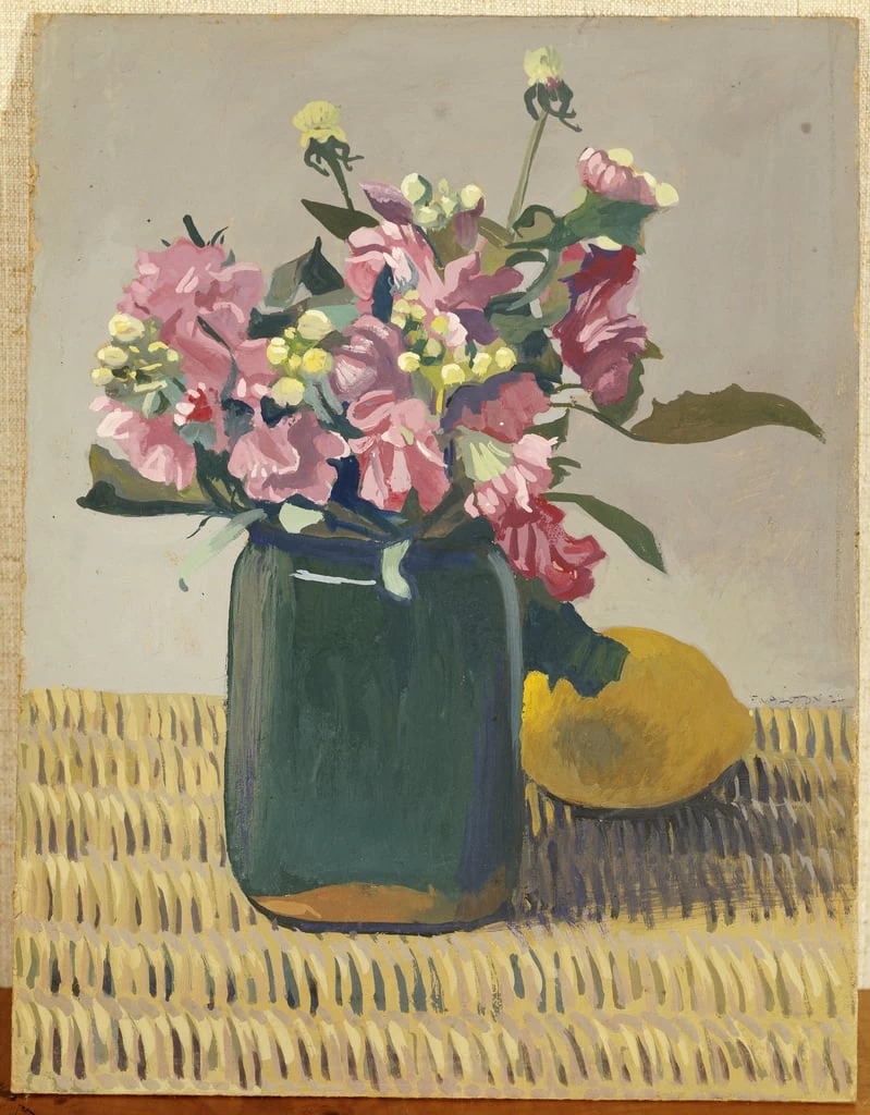 Un mazzo di fiori e un limone, 1924